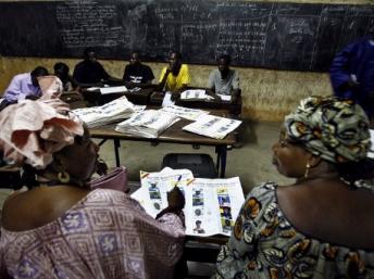Bureau électoral au Mali en 2007. (AFP)