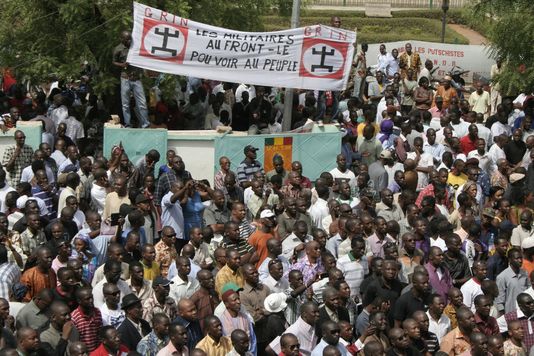 Les manifestant dans les rues de Bamako (photo archives)
