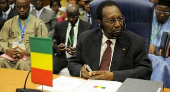 Le président malien par intérim, SEM Dioncounda Traoré