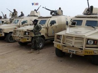 Des soldats tchadiens à Kidal le 7 février 2013. Cheick Diouara/Reuters