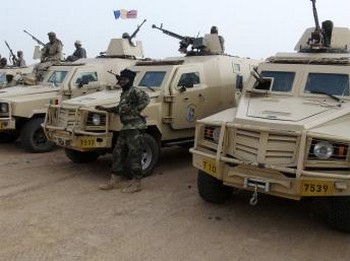 Soldats tchadiens à Kidal le 7 février 2013. Cheick Diouara/Reuters