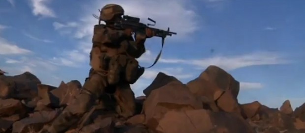 L'armée a diffusé une vidéo montrant les soldats français au combat dans le fameux massif des Ifhogas au Mali, où les journalistes n'ont pas accès. |