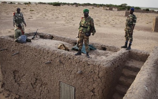 Soldats maliens à Kadji