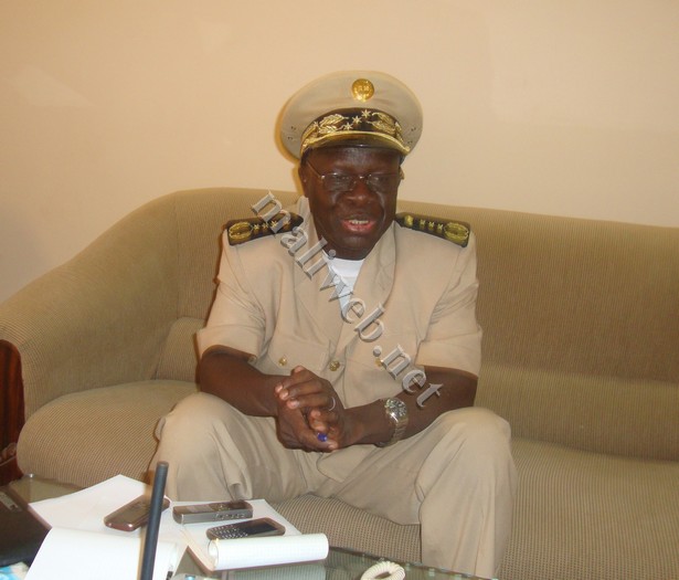 Le gouverneur de Gao, Mamadou Adama Diallo lors de l'entretien