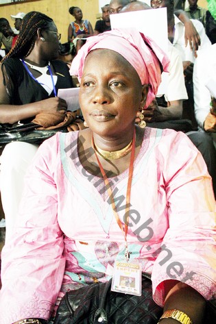 Mme Kadidia Toumagnon chargée de l’organisation  du concours au Mali. 