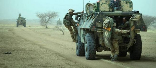 Soldats français au Mali. Photo d'illustration. © Joël Saget / AFP