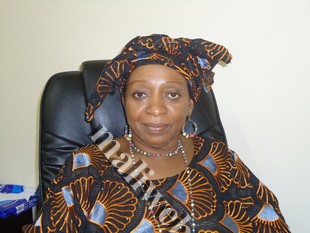 La présidente du mouvement national des femmes de l'Urd, Mme Wadidié Salimata   Dagnoko