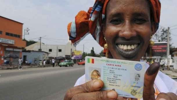 Une citoyenne malienne à Abidjan, le 11 août 2013. AFP
