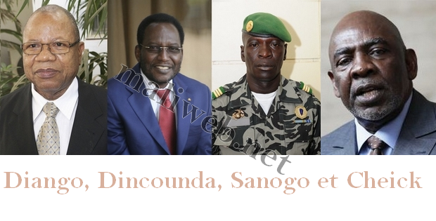 Diango, Dincounda, Sanogo et Cheick Modibo les figures emblématiques de la transition malienne