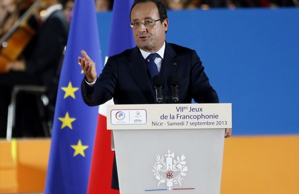 François Hollande a donné samedi à Nice le coup d'envoi des 7es Jeux de la Francophonie.