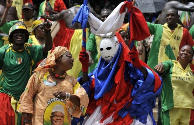 Le nouveau président malien, Ibrahim Boubacar Keita (IBK) souhaitait que le début de son mandat soit marqué par une fête populaire. AFP