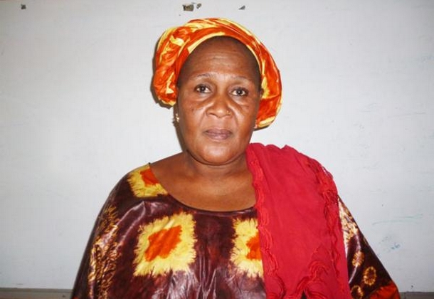 Mme Sagara Bintou Maïga, présidente du collectif des épouses et parents des bérets rouges disparus