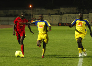 Lassana Diarra (en rouge) est le seul attaquant qui a réussi à tirer son épingle du jeu