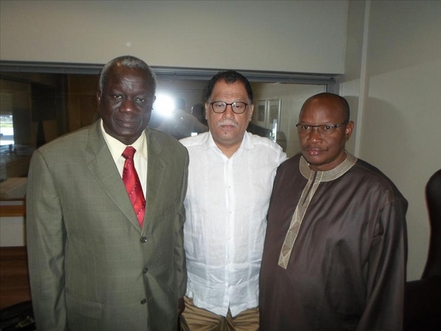 Le président de la Fémafoot Boubacar Baba Diarra reçu en audience par le président de la Safa 