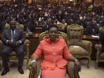 Catherine Panza-Panza est désormais officiellement présidente de la Centrafrique. REUTERS