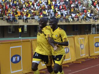 L'Ouganda a battu le Burkina Faso (2-1) dans le groupe B lors du CHAN 2014, dimanche 12 janvier au cap. (Photo d'archive) MICHELE SIBILONI / AFP