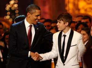 Justin Bieber_Barack Obama