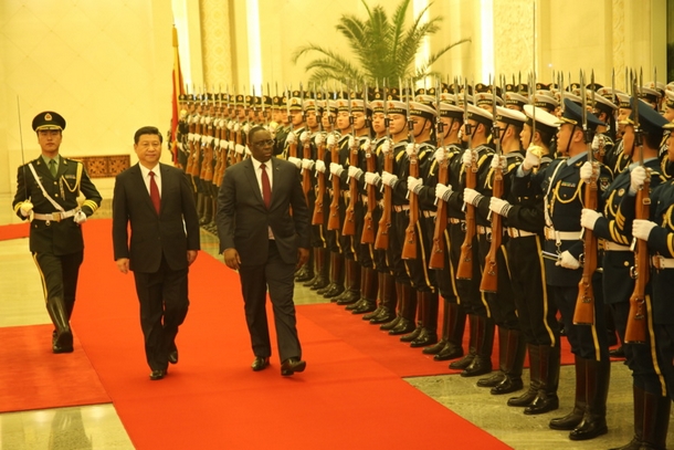 Le Président Macky Sall reçu en accueil officiel d'un cérémonial rare et d'un faste remarquable