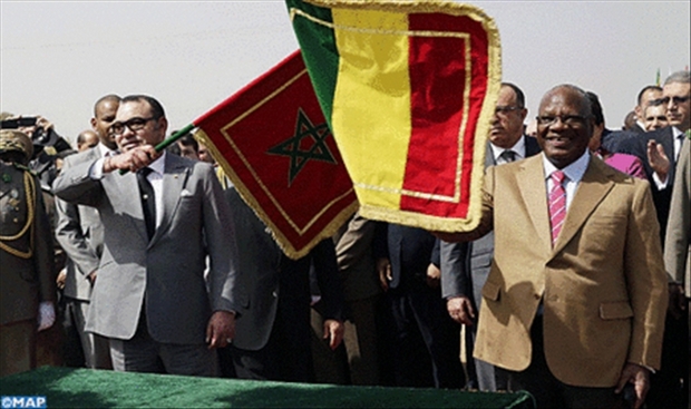 SM le Roi Mohammed VI accompagne  du Président malien