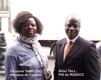 Aliou TALL, Président du RADUCC et Eléonore YAMEOGO