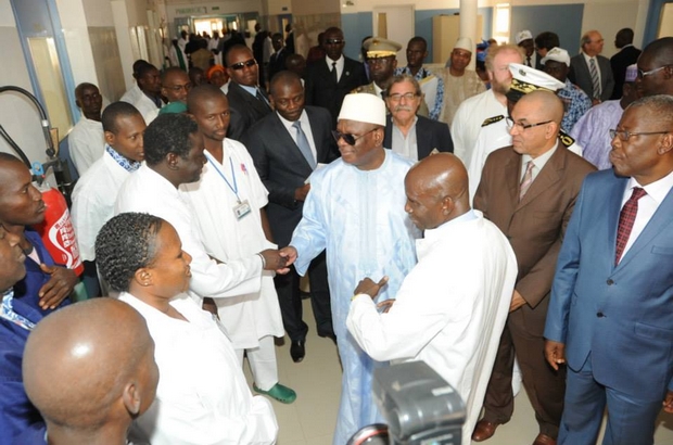 Le Président IBK inaugure l'Hôpital Sominé DOLO de Sévaré