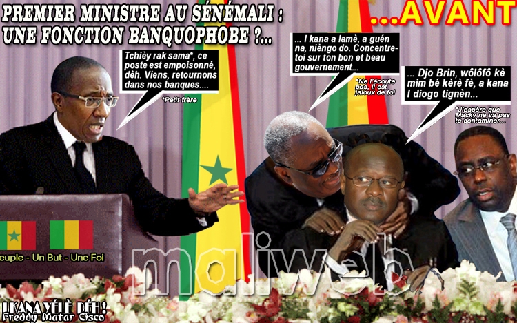 Premier ministre au senemali : Une fonction banquophobe ?
