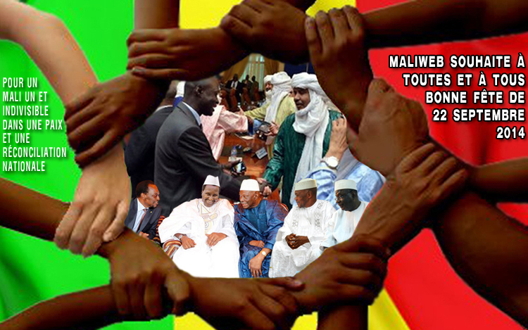 Pour un Mali un et indivisible dans une paix et une réconciliation nationale