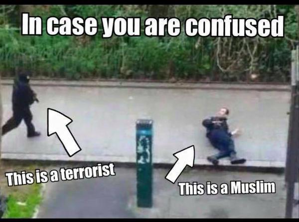 Charlie Hebdo, policier musulman