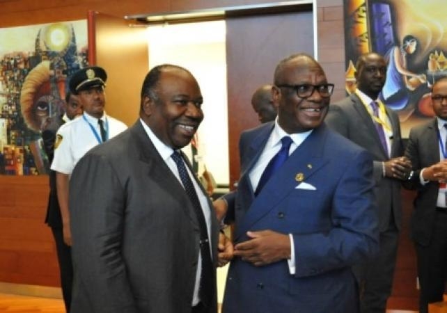 Les présidents Ali Bongo et Ibrahim Boubcar Keita