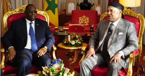 Le roi du Maroc et le chef de l'Etat sénégalais Macky Sall