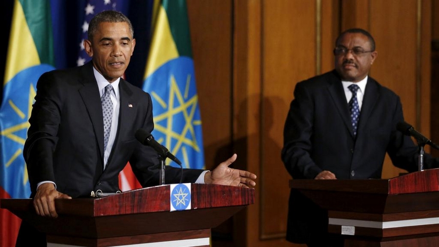 Ethiopie: Obama met l'accent sur les shebabs et le Soudan du Sud