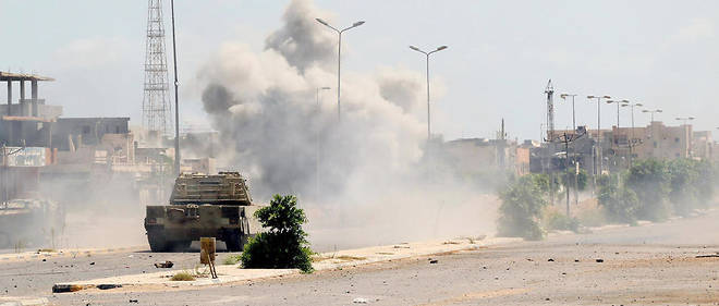 La base de Brak al-Shati est située à 650 kilomètres au sud de Tripoli. (Illustration) © AFP/ MAHMUD TURKIA