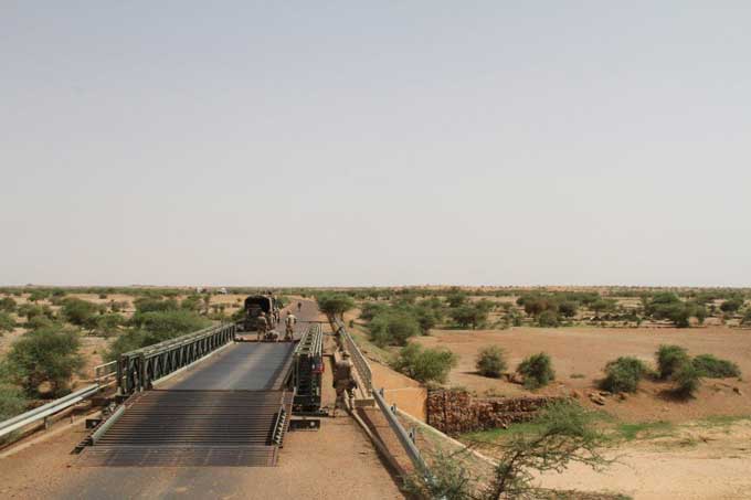 Barkhane : le pont de Tassiga retrouve son équilibre