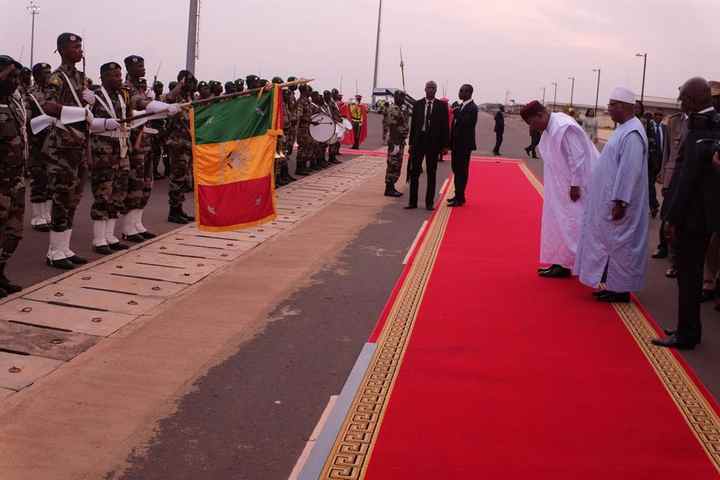 Mahamadou Issoufou est arrivé à Bamako