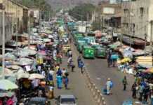 Le boulevard du Peuple à Bamako