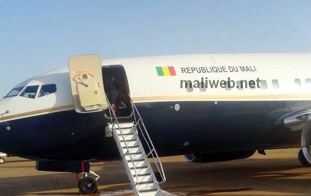 L'avion présidentiel du Mali