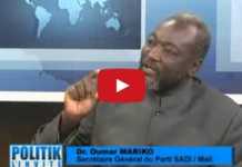 Oumar Mariko: L’Invité de l’émission POLITIK du 10 Juillet 2014 sur Africable Télévision