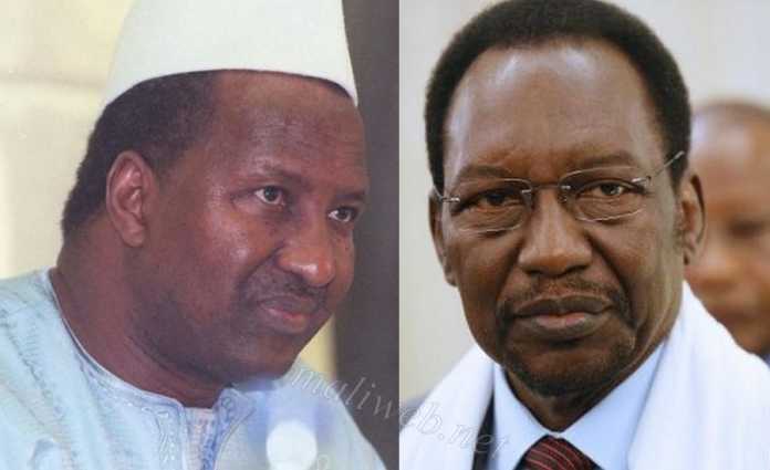 Alpha Oumar Konaré et Dioncounda Traoré (G+D)
