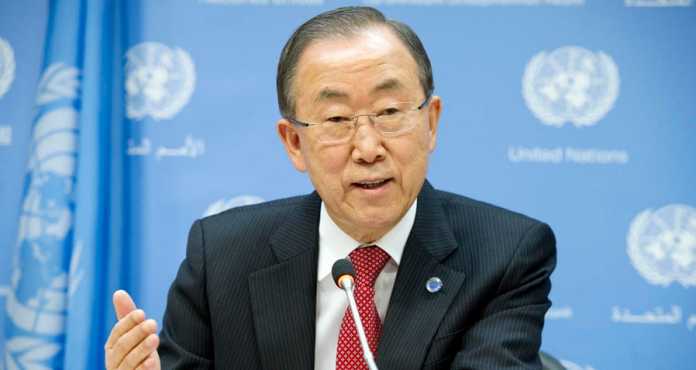 Le secrétaire général des Nations unies Ban Ki-moon