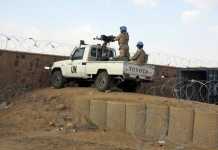 Des casques bleus de la Minusma à Kidal le 22 juillet 2015. REUTERS/Adama Diarra