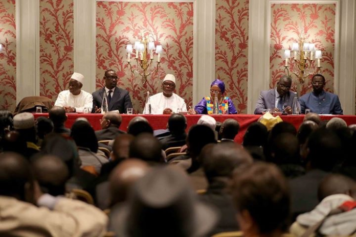 Visite d’État du président Kéita à Paris, échange avec les maliens de France
