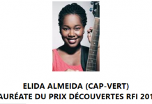 ELIDA ALMEIDA (CAP-VERT) LAURÉATE DU PRIX DÉCOUVERTES RFI 2015