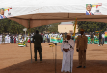 L'acceuil du président IBK à Baraouéli lors de sa première journée de visite dans la région de Ségou