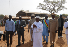 L'acceuil du président IBK à Baraouéli lors de sa première journée de visite dans la région de Ségou