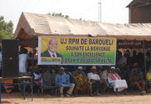 L'acceuil du président IBK lors de sa première journée de visite dans la région de Ségou