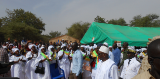 L'acceuil du président IBK à Baraouéli lors de sa première journée de visite dans la région de Ségou