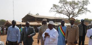 L'acceuil du président IBK à Baraouéli lors de sa première journée de visite dans la région de Ségou