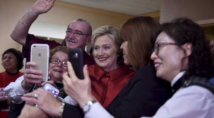 Hillary Clinton, à Las Vegas, dans le Nevada, le 20 février 2016. | Reuters