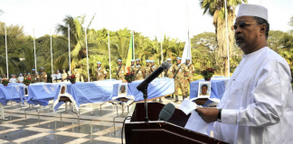 Mali: dernier hommage rendu aux casques bleus guinéens tombés à Kidal