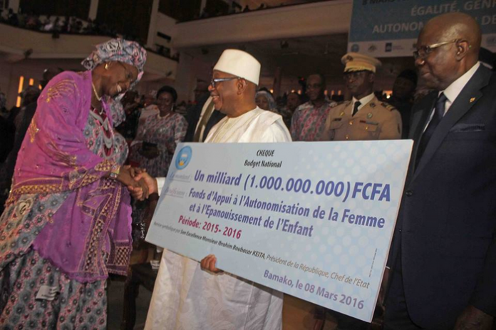 Célébration de la 22e édition du 8 mars au Mali : IBK soutient pour un milliard de F CFA le combat des femmes